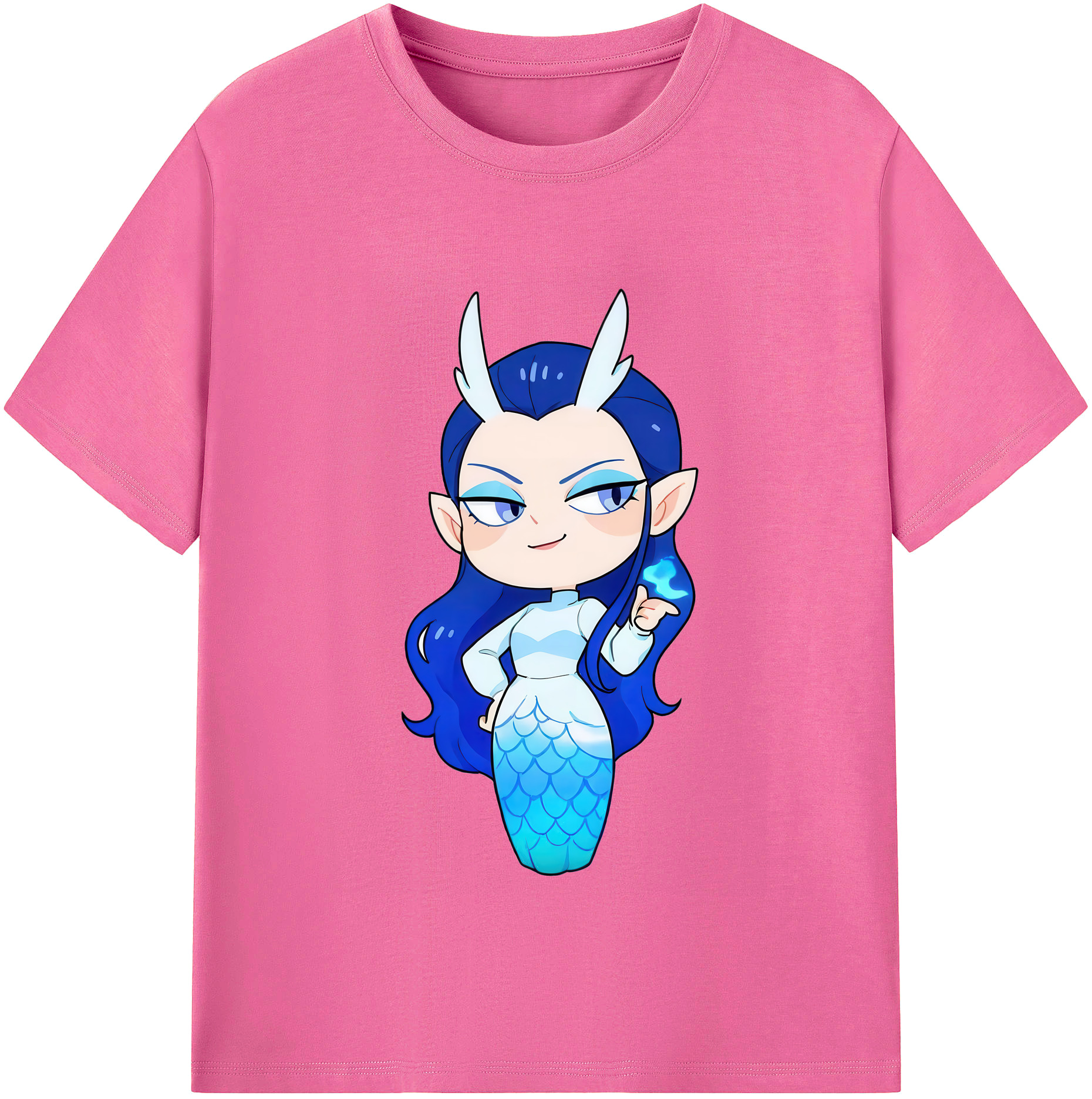 （画像用） Ne Zha 2 ナタ 魔童の大暴れ レディースカジュアルプリントTシャツ（綿100％）